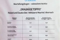 Graukäse-topfig-Auszeichnung
