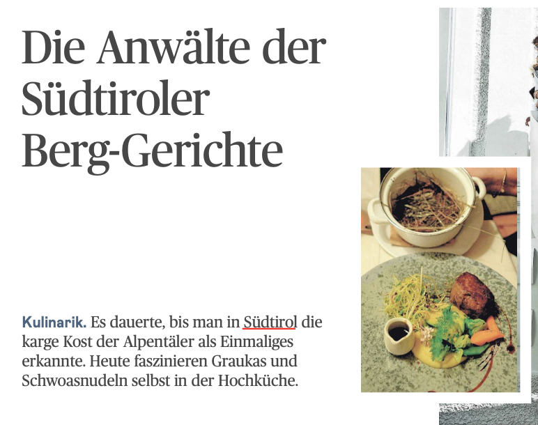 Die Presse Artikel vom Moarhof